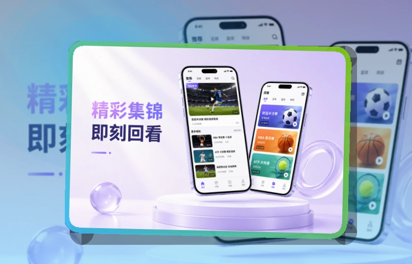 沉浸式App入口 · 赛事信息App · 比分变化及时掌握界面展示